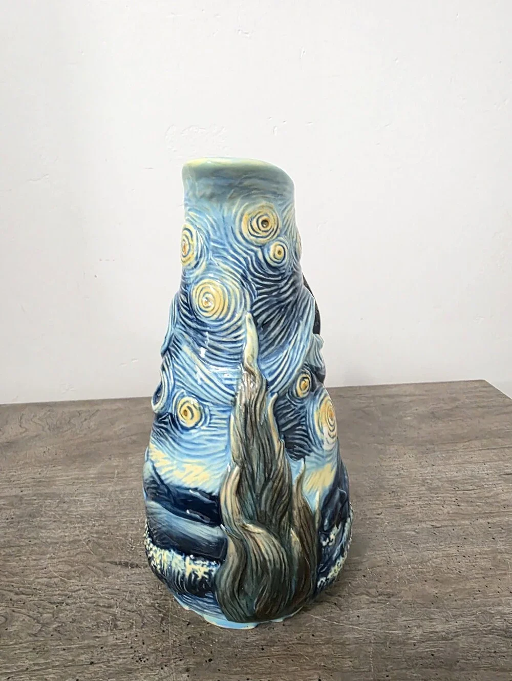 Corner Ruby Van Gogh The Starry Night Pitcher Vase Halloween Decor New
